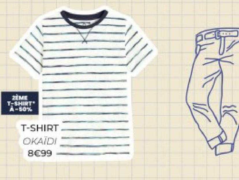 t-shirt okaïdi