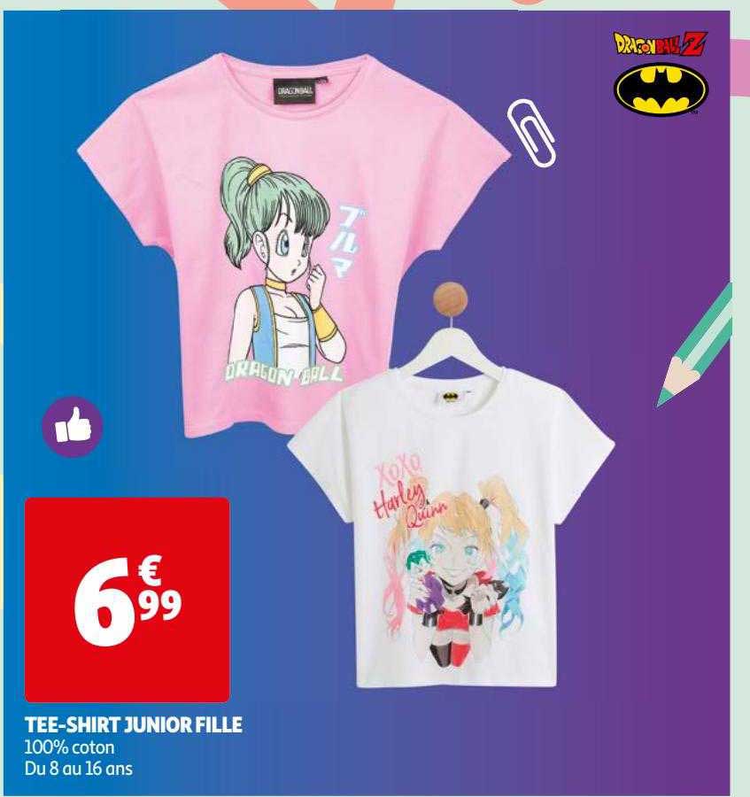 tee-shirt junior fille