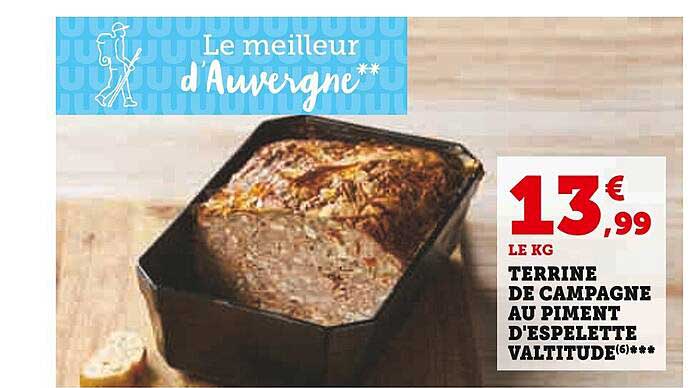 terrine de campagne au piment d'espelette valtitude