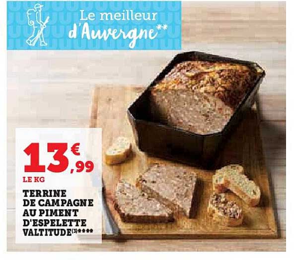terrine de campagne au piment d'espelette valtitude
