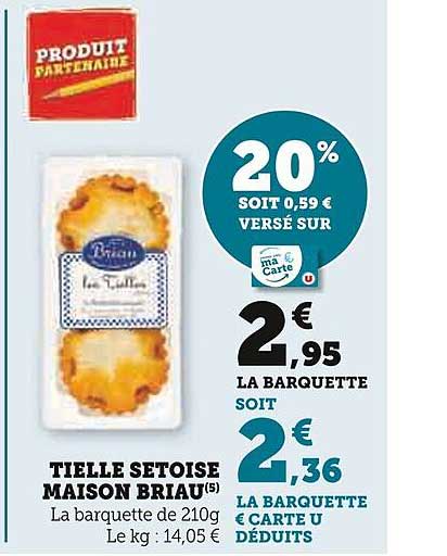 Tielle Sétoise Maison Briau