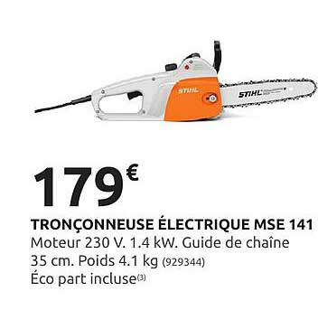 Tronçonneuse électrique Mse 141 Stihl
