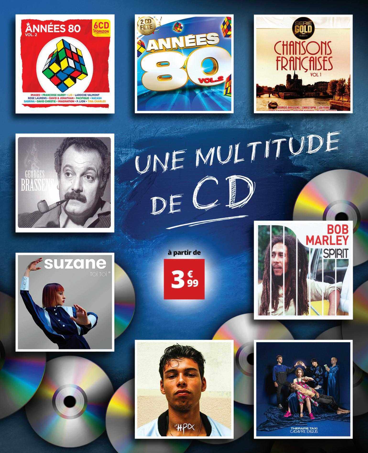 une multitude de cd