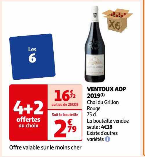 ventoux aop 2019 chai du grillon rouge