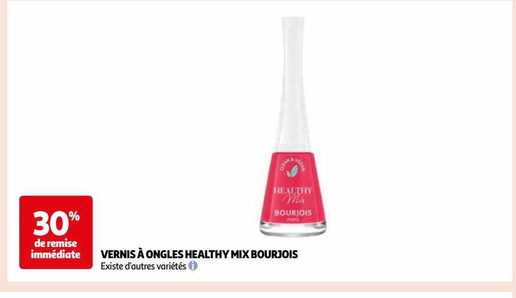 vernis à ongles healthy mix bourjois
