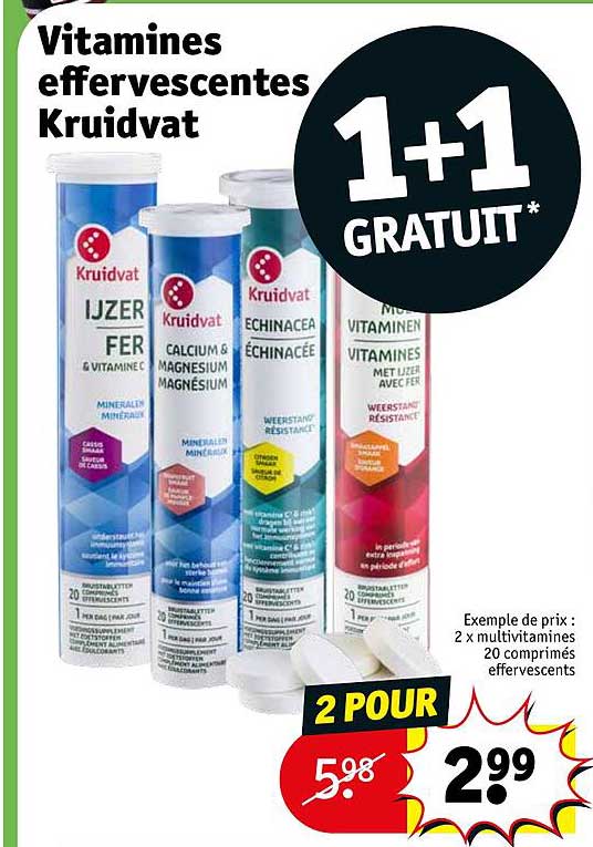 vitamines effervescentes kruidvat