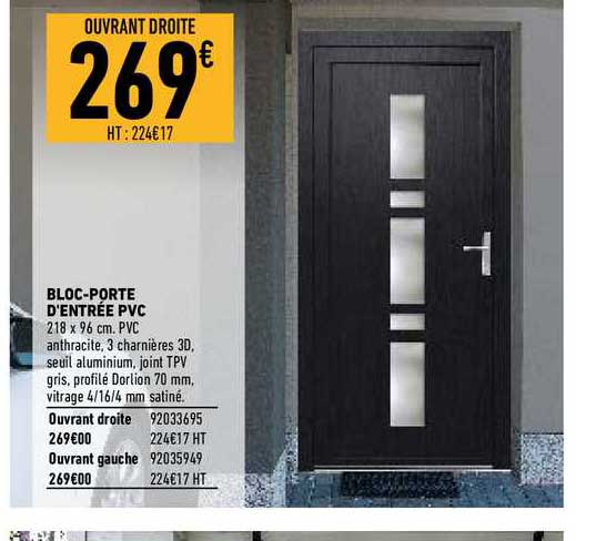 bloc-prote d'entrée pvc