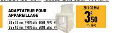 adaptateur pour appareillage