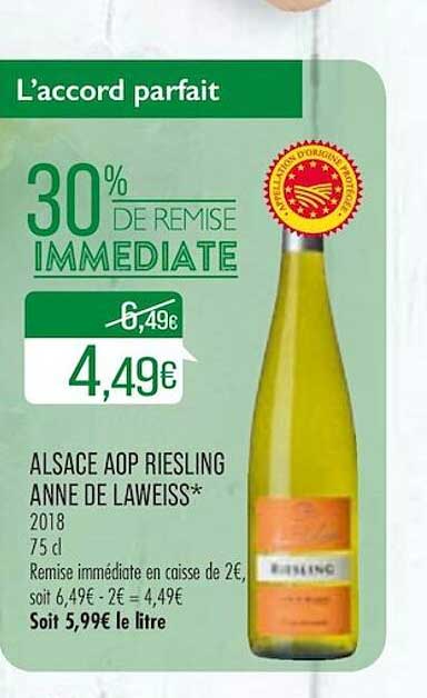 alsace aop riesling anne de laweiss