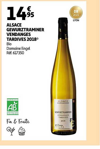 alsace gewurztraminer vendanges tardives 2018