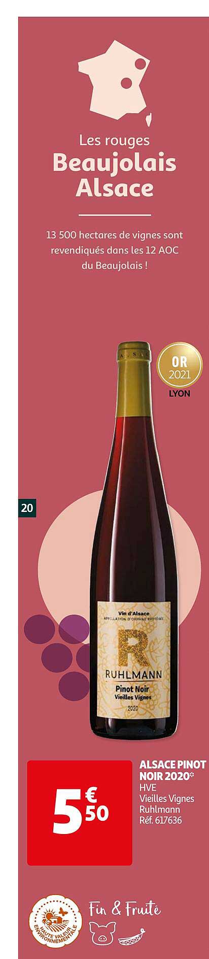 alsace pinot noir 2020 hve vieilles vignes ruhlmann