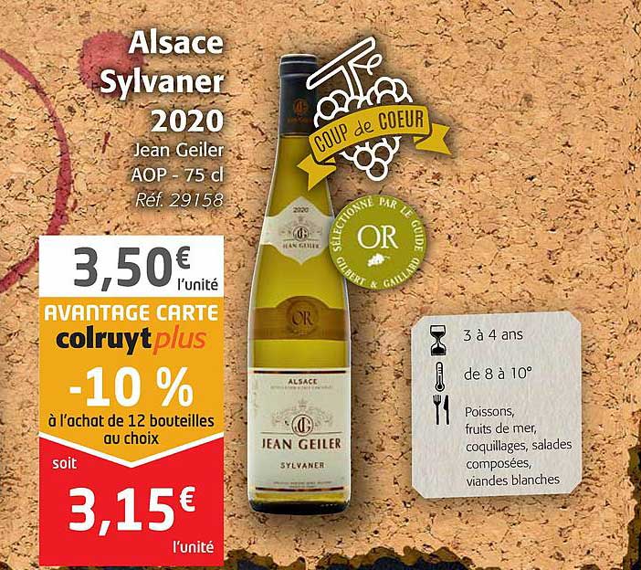 alsace sylvaner 2020 jean geiler aop