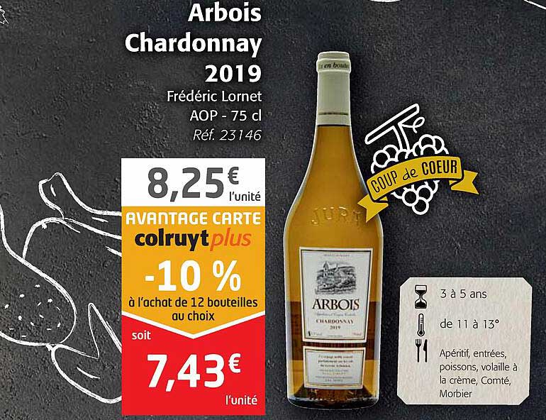 arbois chardonnay 2019 frédéric lornet aop