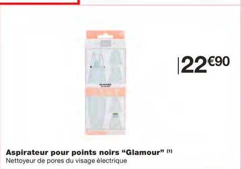 aspirateur pour points noirs "glamour"