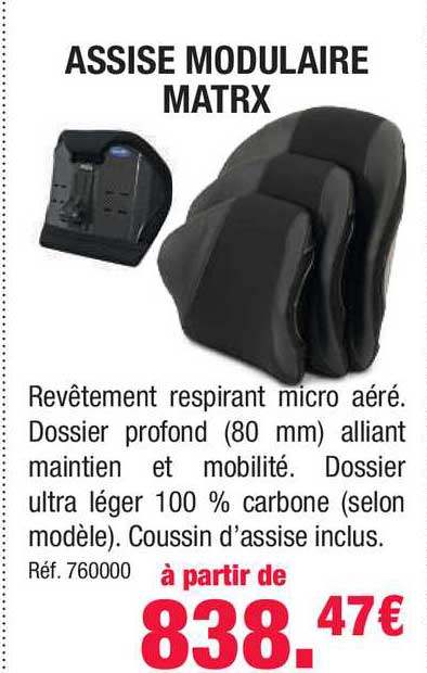 assise modulaire matrx