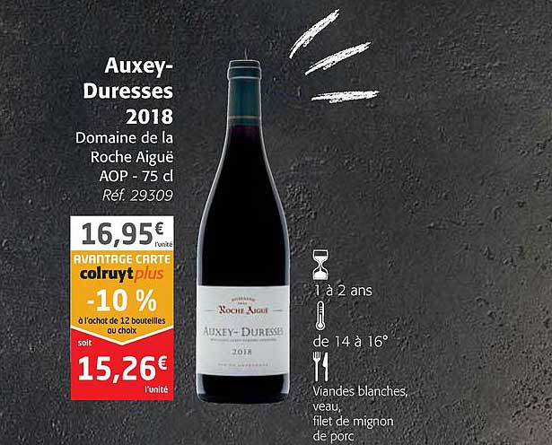 Auxey-duresses 2018 Domaine De La Roche Auguë Aop