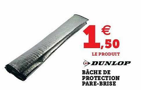 bâche de protection pare-brise dunlop