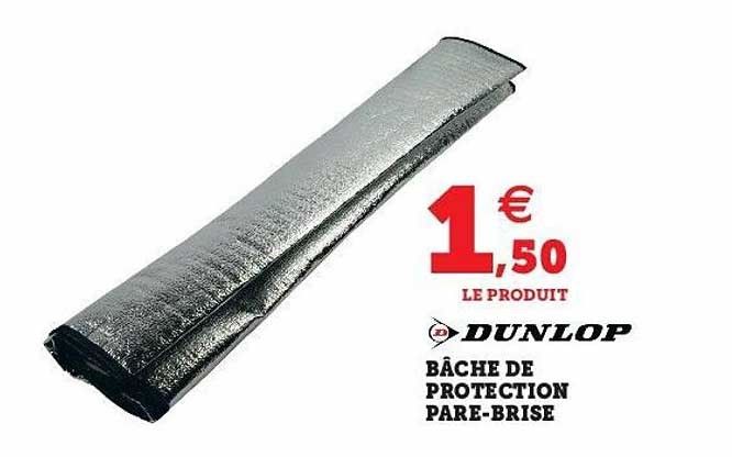 bâché de protection pare-brise dunlop