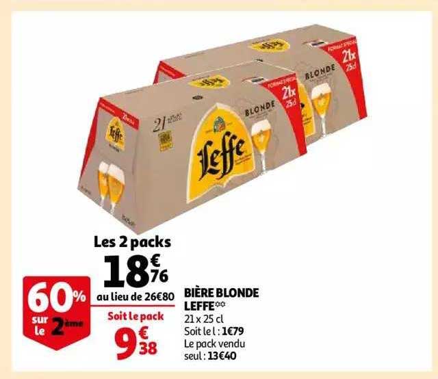 Bière Blonde Leffe