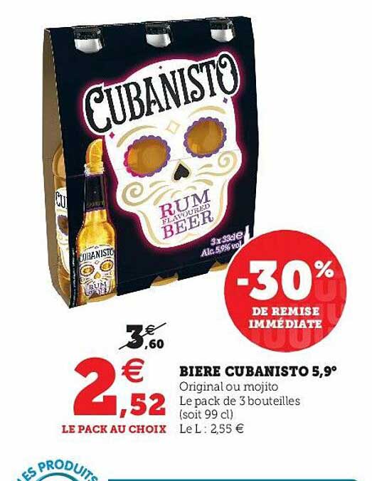 bière cubanisto 5,9°