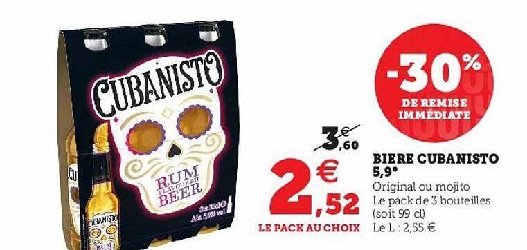bière cubanisto 5,9°