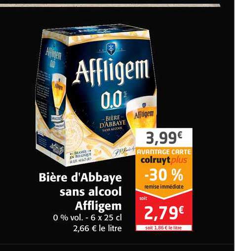 Bière D'abbaye Sans Alcool Affligem