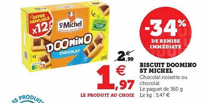Biscuit Doomino St Michel