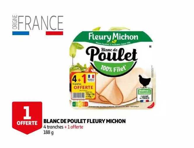 blanc de poulet fleury michon