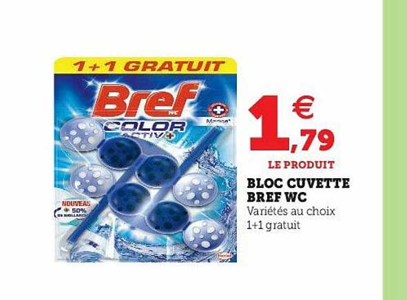 bloc cuvette bref WC