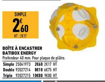 boîte à encastrer batibox energy