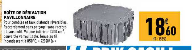 boîte de dérivation pavillonnaire