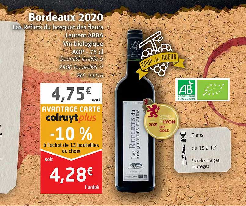bordeaux 2020 les reflets du bosquet des fleurs laurent abba aop