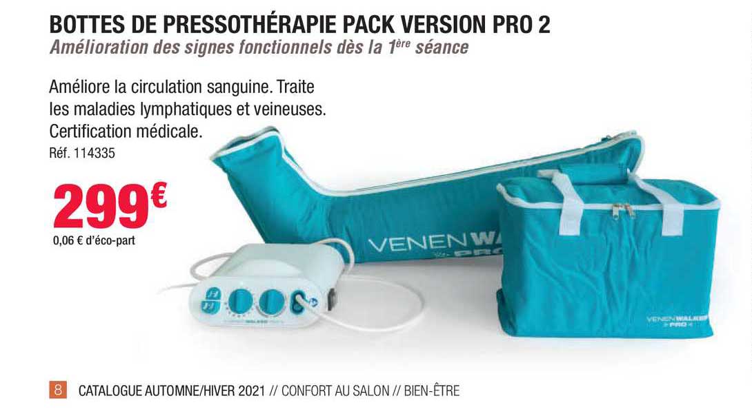 bottes de pressothérapie pack version pro 2