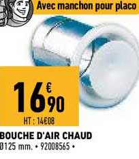 bouche d'air chaud