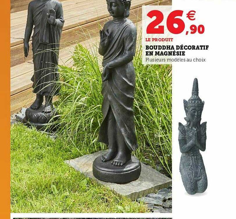Bouddha Décoratif En Magnésie