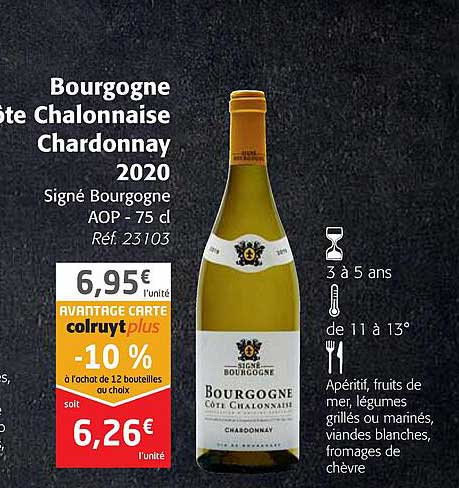 bourgogne côte chalonnaise chardonnay 2020