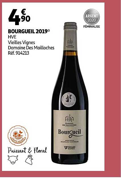 bourgueil 2019 hve vieilles vignes domaine de mailloches
