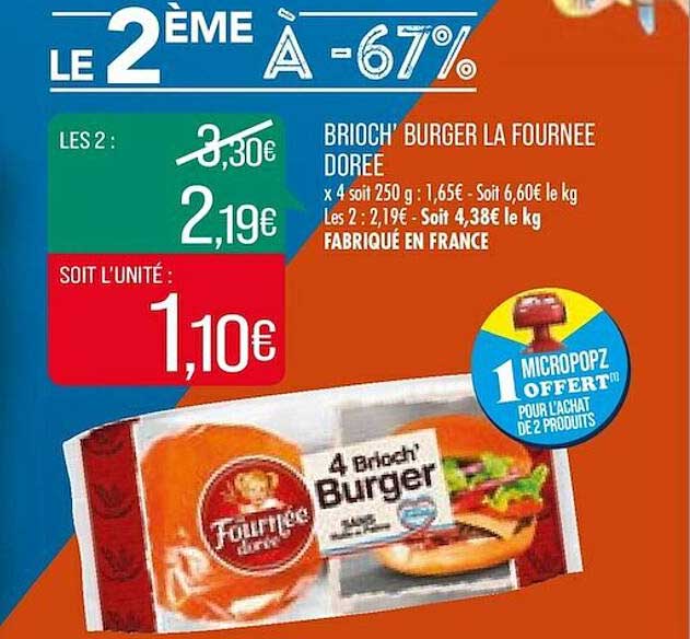 brioch' burger la  fournée dorée