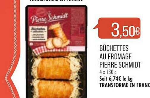 bûchettes au fromage pierre schmidt