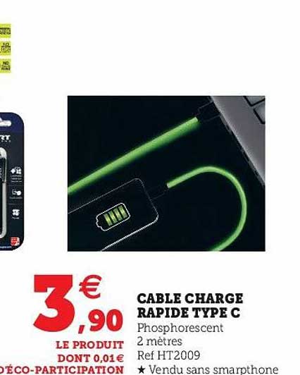 cable charge rapide type C