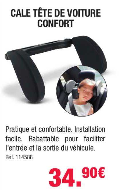 cale tête de voiture confort