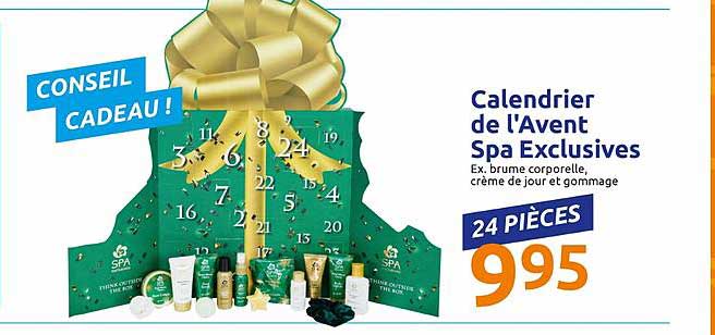 calendrier de l'avent spa exclusives