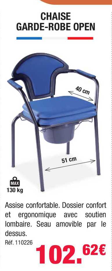 chaise garde-robe open