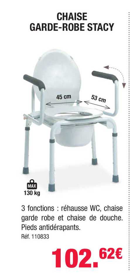 chaise garde-robe stacy