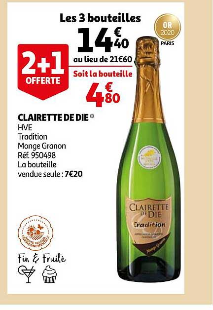 clairette de die hve tradition monge granon