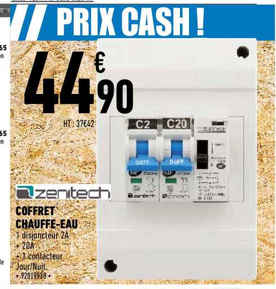 Coffret Chauffe-eau Zenitech