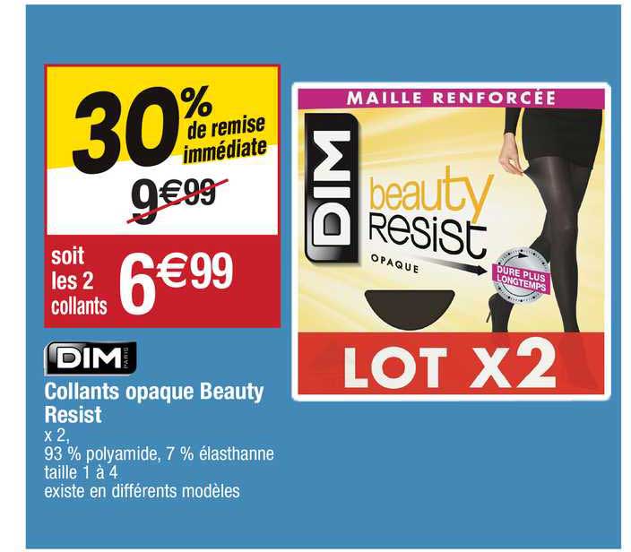 collants opaque beauty resist dim