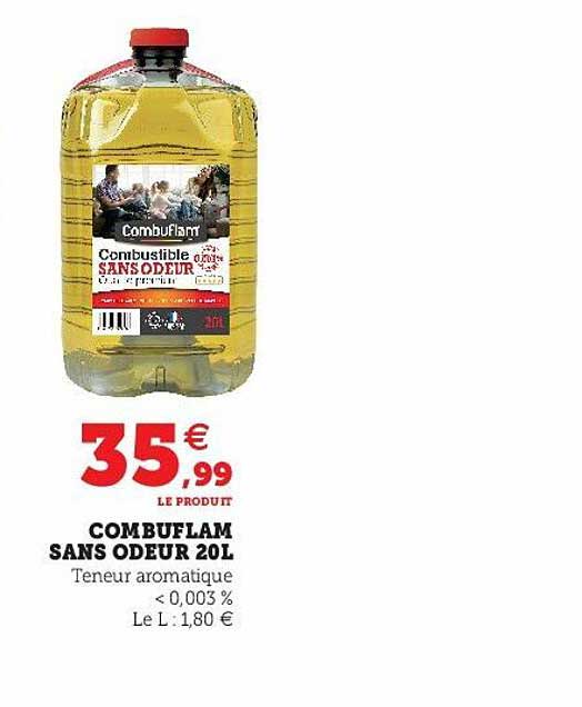 combuflam sans odeur 20l