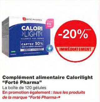 complément alimentaire calorilight "forté pharma"