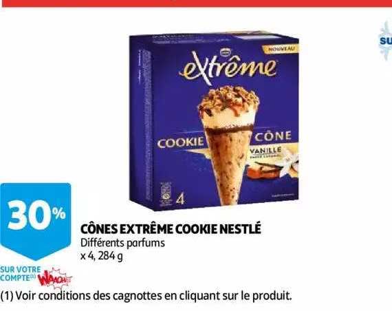 Cônes Extrême Cookie Nestlé